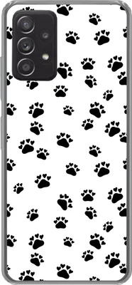 Produktbild von MuchoWow® Handyhülle Schutzhülle Hülle für Telefoonhoesje Samsung Galaxy A33 5G Muster - Katze - Pfoten - Jungen - Mädchen - Kinder - Kind Silikon Softcase Handy Hülle - Kartenhalter