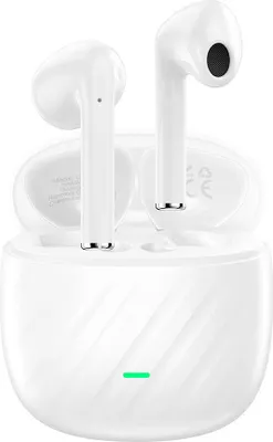 Obrázek produktu pro bezdrátová sluchátka do uší Bluetooth 5.3 - bílá - až 30 hodin provozu