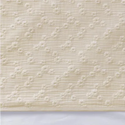 Produktbild von Bink Bedding Esmee Babylaken - Ecru - 75 x 100 cm | Bettlaken