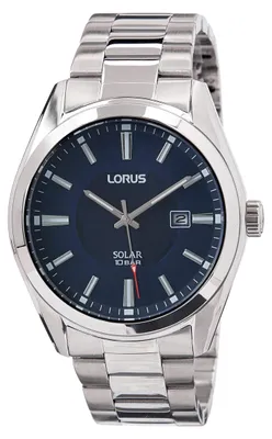 Produktbild von Lorus Herren-Uhr Solar Edelstahl mit Metallband RX329AX9