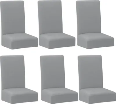 Obrázek produktu pro Ruhhy 25991 Elastický potah na židli 6 ks, světle šedá