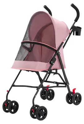 Immagine prodotto di Trasportino per animali, design compatto, facile da usare, rosa