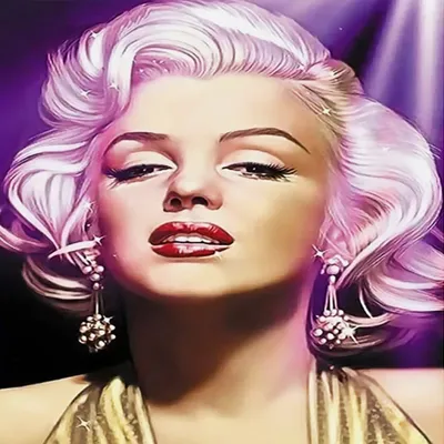 Produktbild von Malen nach Zahlen 5d Diamond Painting Monroe Malen nach Zahlen 20x20cm