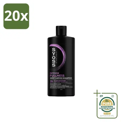 Produktbild von 20 x Syoss Intense Fullness Shampoo - 440 ml - Vorratspackung - 20 Stücke