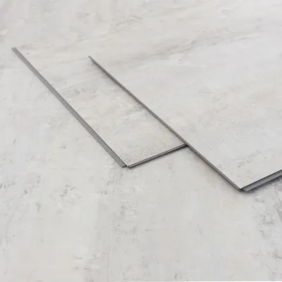 Klick-Vinylboden Betonoptik Lichtzement, 50 Planken, 9,3 m², 4,2 mm