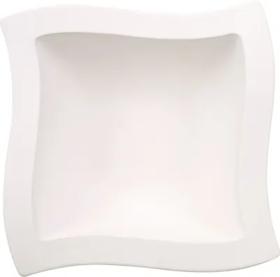Produktbild von Villeroy & Boch 1025253330, Salatschüssel, Quadratisch, Porzellan, Weiß, NewWave, 250 mm