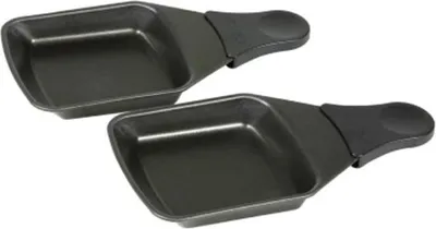 Image de 2 coupelles carrées anti-adhesives pour appareil à raclette - Tefal - XA400202 -