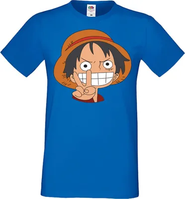 Produktbild von Herren T-Shirt Anime Manga One Manga Piece Anime 03 Strawhat, Man M / Blau