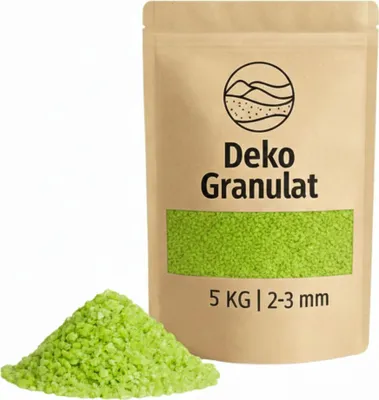 Produktbild von Deko-Granulat 5 KG apfelgrün Ø 2-3 mm Vasen Glas-Füllung Streudeko