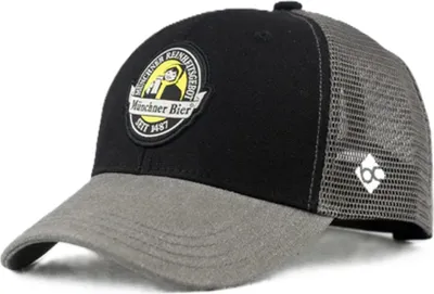 Produktbild von Bavarian Caps Snapback "Münchner Bier" mit gebogenem Schild, schwarz, Gr. Einheitsgröße