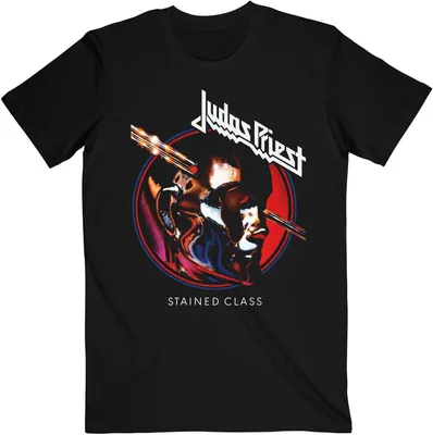 Obrázek produktu pro Judas Priest - Tričko "Stained Class" pro muže/dámy Uni RO3698 (M) (Černá)