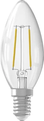 Produktbild von LED Lampe E14, B35 Kerze, Filament Klar, 2700K Warmweiß Licht, nicht dimmbar