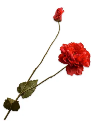 Image de Fleur artificielle Coquelicot Rouge 109 cm