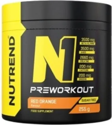 Productafbeelding van Nutrend N1 Pre-workout 255g - Grapefruit (pompelmoes)