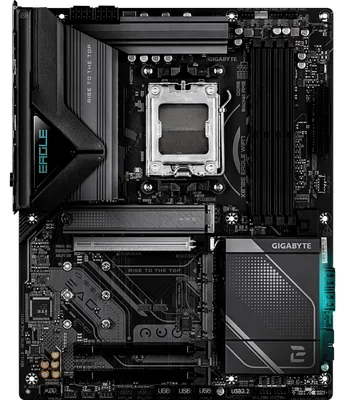 Image de GIGABYTE X870E EAGLE WIFI7, AMD, socket AM5, AMD Ryzen série 7000, AMD Ryzen série 8000, AMD Ryzen série 9000, socket AM5, DDR5-SDRAM, 256 Go