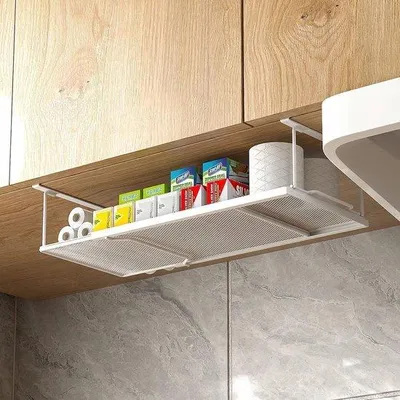 Produktbild von Unyqoos® Verstellbarer Stahlkorb für Küche, Bad und Büro