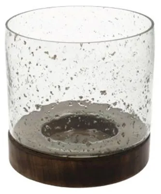 Produktbild von Kaarshouder bubbelglas H16D17 Zwart