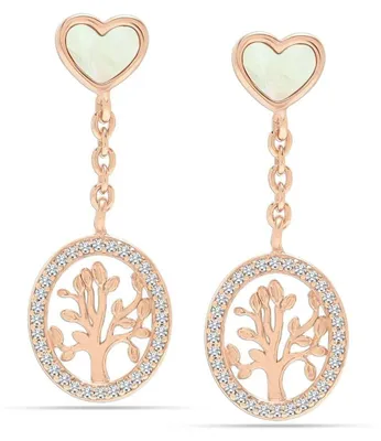 Immagine prodotto di Orecchini pendenti "Albero della Vita" per donna, in argento sterling 925, modello BIPE021