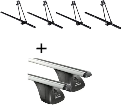 Produktbild von 4x Fahrradträger ORION + Dachträger VDP kompatibel mit für Citroen DS5 5 Türer ab 2012