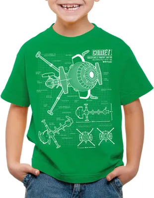 Produktbild von style3 Future Comet Kinder T-Shirt captain