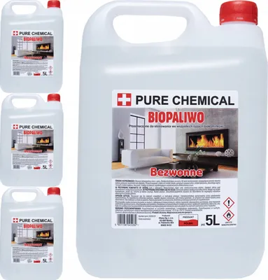 Produktbild von 4x5L Biobrennstoff / -Ethanol für Biokamine 20L Effiziente Wärmequelle Geruchlos Rauchfrei