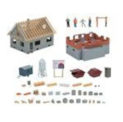 Produktbild von Faller Bausatz H0 190089 Aktionsset mit Figuren Auf der Baustelle Hausbau 1:87