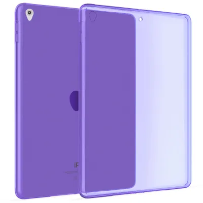 Image de Transparent Étui Silicone Coque Housse Case Cover pour Apple iPad Air 3 & iPad Pro (10.5) en Violet