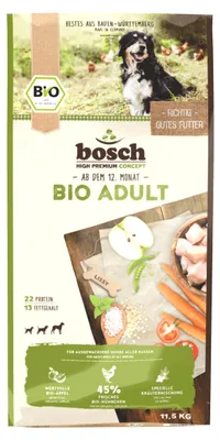 Produktbild von bosch Tiernahrung Adult, Universal, jede Rasse, Riese (≥45 kg), Groß (26-44 kg), Mittelgroß (11-25 kg), Klein (5-10 kg), Mini (≤4 kg), Huhn, 11,5 kg