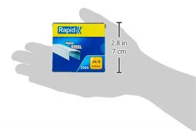 Productafbeelding van Rapid Heftnieten 24/8 mm, sterk, roestvrij, 2000 stuks