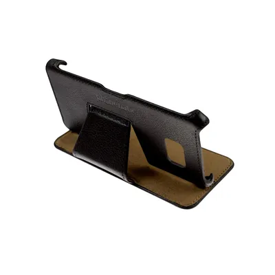Produktbild von PhoneNatic Echt-Lederhülle kompatibel mit Samsung Galaxy Note FE - Leder-Case braun + Glasfolie