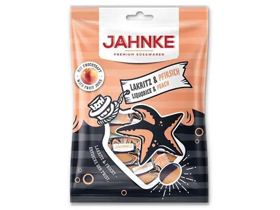 Produktbild von Jahnke Lakritz & Pfirsich 125g