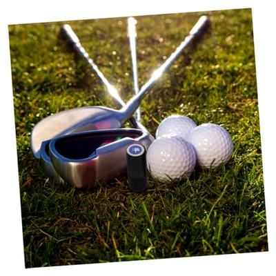 Produktbild von Wiederverwendbare Golfballmarkierung in Blau, 2 Stück aus PP für Scrapbooking und Golfzubehör