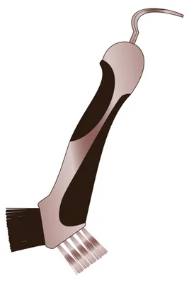 Immagine prodotto di Imperial Riding Raschietto per zoccoli IRH Scraper ergonomico marrone scuro oro rosa