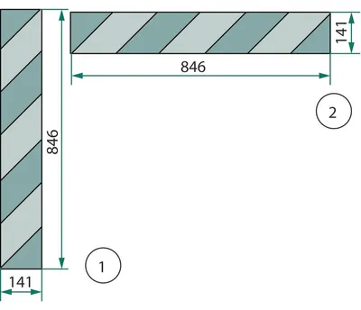 Obrázok produktu pre Jednostranná výstražná tabuľa 846 x 141 mm
