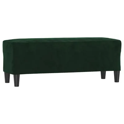 Produktbild von vidaXL Sitzbank Dunkelgrün 100x35x41 cm Samt