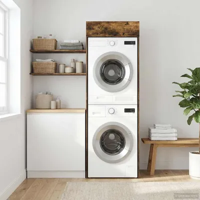 Zdjęcie produktu dla vidaXL Szafka pod pralkę Dąb wędzony 67,5 x 68 x 200 cm