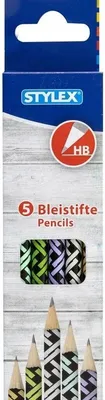 Produktbild von Stylex 42102, HB, Mehrfarbig, Rund, Schule, 5 Stück(e)