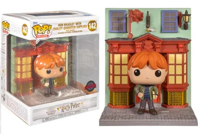 Obrázek produktu pro Funko POP! Deluxe: Harry Potter Diagon Alley Quidditch Supplies Store w/Ron 142