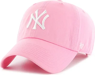 Produktbild von 47 Brand Strapback Kinder Cap CLEAN New York Yankees rosa