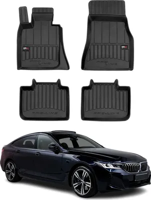 Obrázok produktu pre 2017-2025 BMW radu 6 Gran Turismo G32 Podlahové rohože TPE čierne 4 ks
