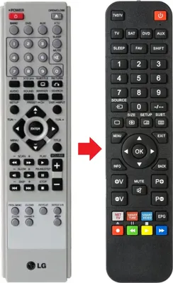 Produktbild von Fernbedienung passend für LG LHT551TB
