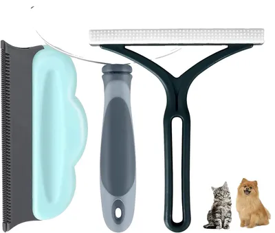 Image de Kit d'élimination des poils d'animaux, grattoir à peluches réutilisable, outils de nettoyage portables, A