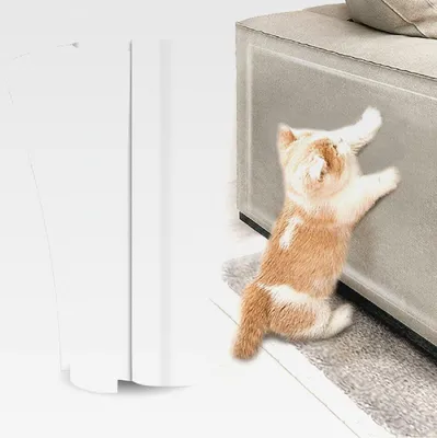 Produktbild von Kratzschutz Sofa Katze 40 * 500 cm Transparent Anti Kratz Folie für Katzen Couch Tape Möbelschutz Katzen Kratzschutz Folie für Möbel Couch Sofa Tür Wand