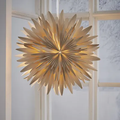 Zdjęcie produktu dla Gwiazda wisząca beżowa WINTER 60 cm
