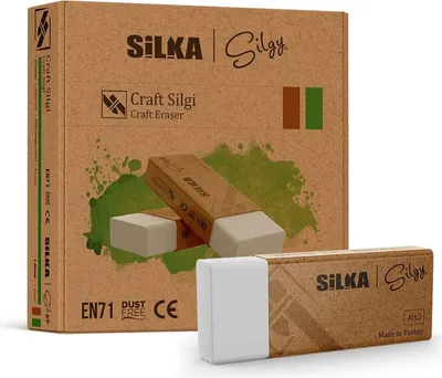 Produktbild von Silka 20 Stück Radiergummis | Radierer für Kinder und Erwachsene | Geburtstag Gast-Geschenk Kindergeburtstag Geschenktüte Belohnung Set (Craft Eraser - 20 Stück)