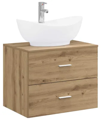 Productafbeelding van vidaXL Badkamerkastset Artisan, eikenhoutfineer
