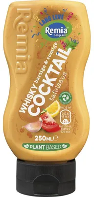 Produktbild von Remia Whisky Cocktail Sauce 250 ml – Würzige Sauce mit Whisky-Geschmack
