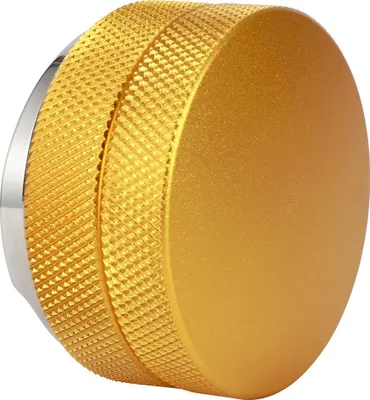 Image de Tampon à café en acier inoxydable réglable en hauteur, distributeur, nivelleur, accessoire, 3 embouts coudés de 58 mm, or