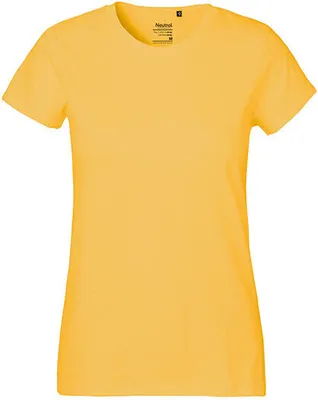 Immagine prodotto di Neutral O80001 | Maglietta classica da donna / 100% cotone equosolidale - Colore: Giallo - Taglia: L