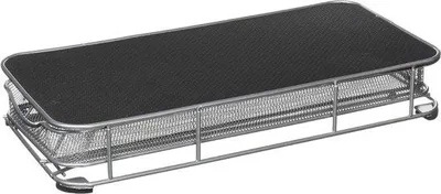 Produktbild von Famanu Kaffeekapselhalter mit herausziehbarer Schublade – Silber und Schwarz